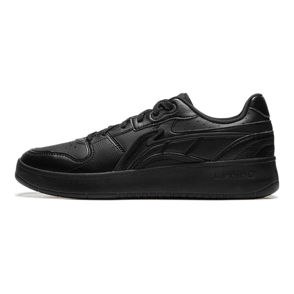 Li Ning Sycee Скользкие Амортизирующие Устойчивые к истиранию Низкие Кеды для Скейтборда Мужские Черные AGCU515-5