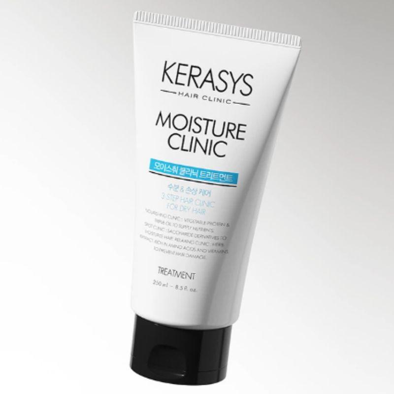 KERASYS Увлажняющий и питательный уход для волос Moisture Clinic Hair Treatment 250 мл Корейское средство