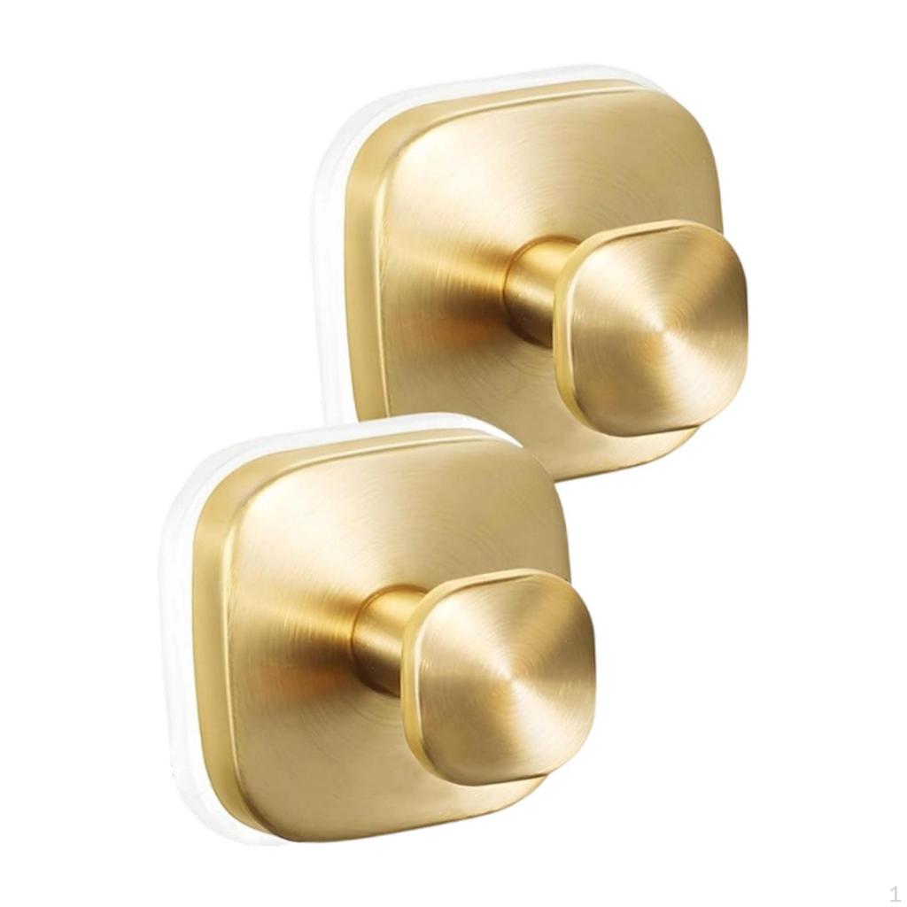 Набор из 2 штук нержавеющих крючков на присосках, устойчивых к ржавчине, для венков в гостиной