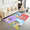 Bluey's Colorful Adventures Floor Rug Office Rug Suitable for Playrooms Study room Entryway Decorate room Antislip Carpet Decorate Offices