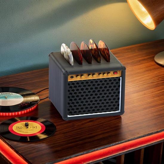 Держатель для медиаторов, Медиатор, для Любителей Игры на Гитаре, Органайзер для Медиаторов, Имитация Динамика, Настольные Украшения, Подарок