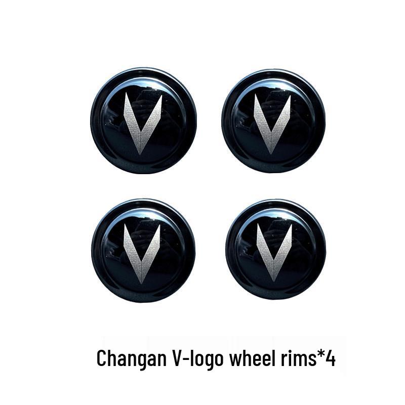 Наклейка с логотипом автомобиля Changan для UNI-V/K/T, EADO, CS75plus, CS35, CS55, CS85, Ruicheng - Черная Модификация.