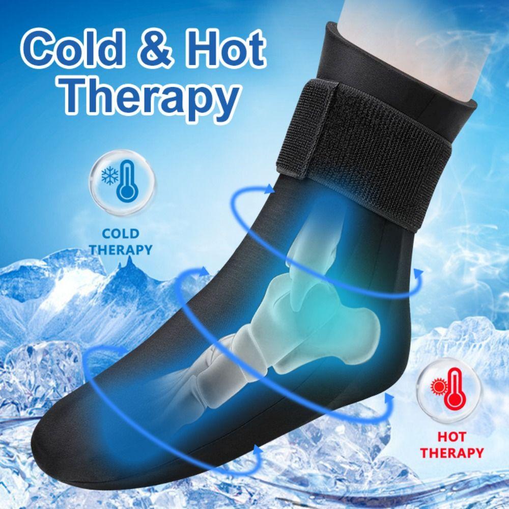 Reusable Hot Cold Compress Socks for Plantar Fasciiti Cooling Socks Gel Cold Therapy Sock Sports