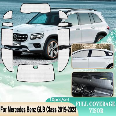 Для Mercedes Benz GLB Class X247 ~ 2023 автомобильный козырек от солнца на лобовом стекле от солнца, УФ-защита, козырек, автомобильные аксессуары