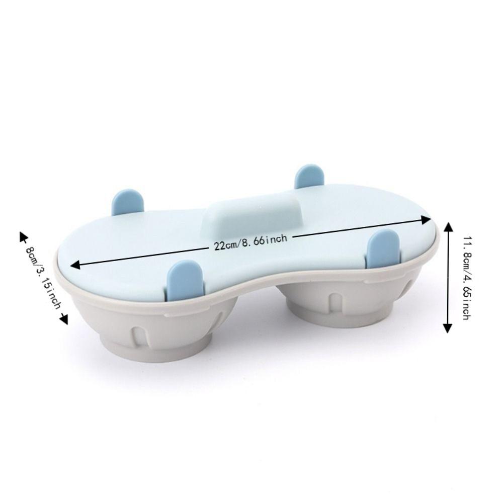 Blue Orange Egg Cooking Gadget PP Plastic Egg Steaming Tray Practical Egg Poacher Breakfast