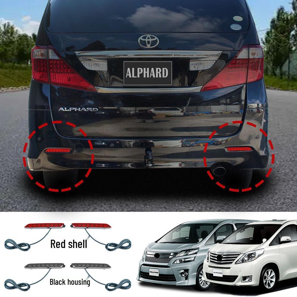 Фонарь заднего бампера для Alphard/Vellfire 20-й серии: Тормоз, Дневной ходовой огонь, Бегущий указатель поворота