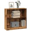 VidaXL Bookcase Old Wood 80x24x76 Cm Engineered Wood, Shelf, Bookshelf, Book Support, Cabinet 857833
