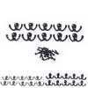 10 шт. крючков для одежды, маленькие, с двойным зубцом, устойчивые к ржавчине, прочные, удобные, настенные, для Coa