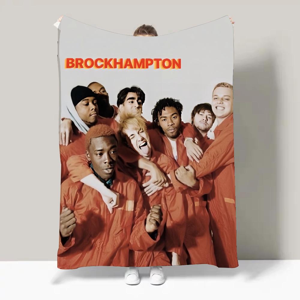 B-Brockhampton Band The Family Blanket Design Lightweight For Dorms, Naps, Living Room, Office,Sofa,All-Season