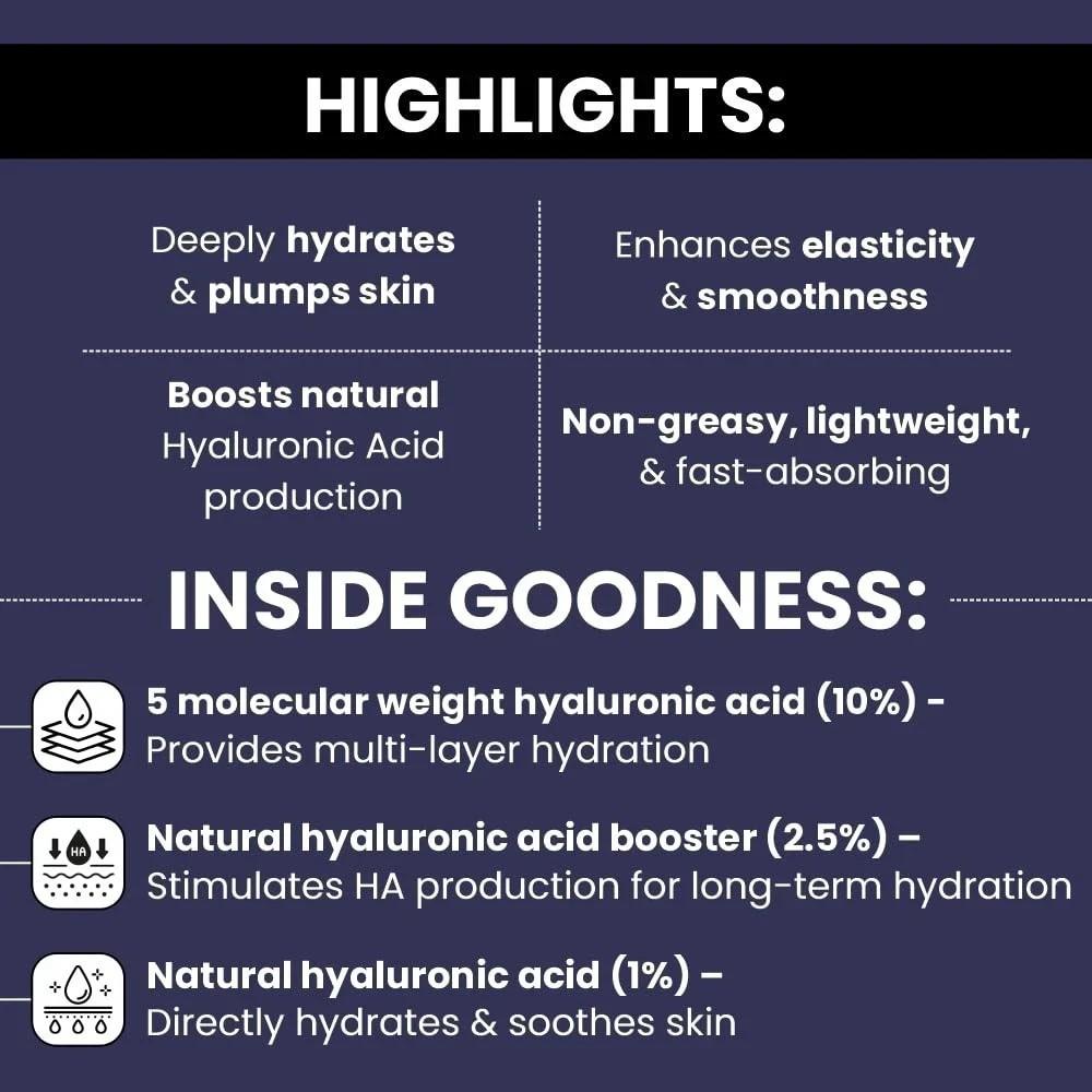 Ethiglo Hyalu Hyaluronic Acid Serum 15ml