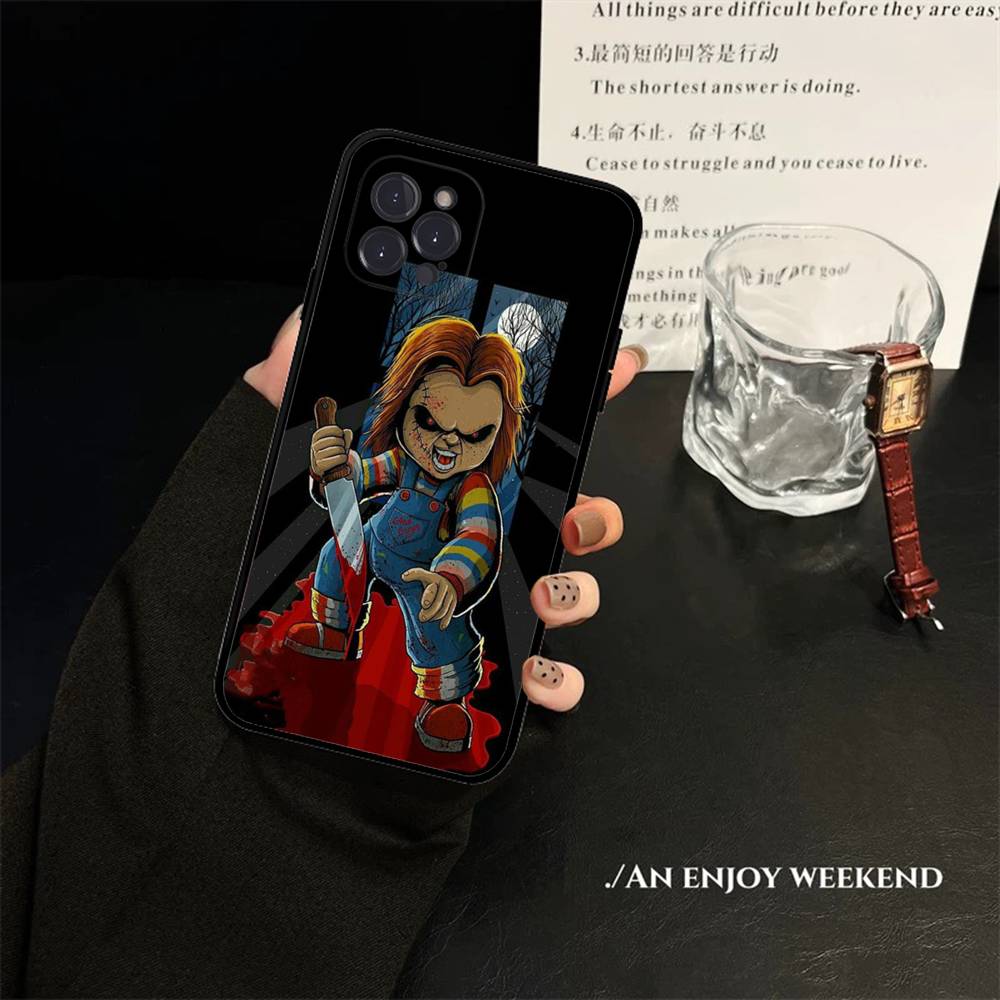 Чехол для телефона Chucky из фильма ужасов Для iPhone 14 Plus 13 Mini 11 16 15 17 Pro Max Защитный Ударопрочный