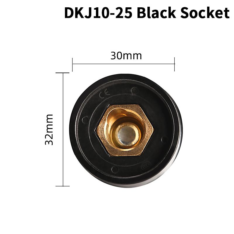 DKJ10-25 Европейский Кабель для Сварочного Аппарата Сварочный Кабельный Разъем Быстросъемное Соединение Папа Мама Кабель