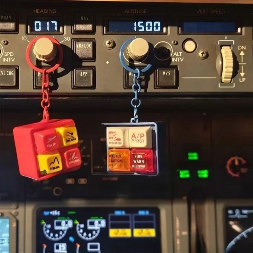 Highly Simulated Pilot Keychain 737 Airbus 737 Warning Sound EGPWS Warning Simulator Kids Toy