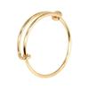 14K 5-piece Gold-filled Adjustable Length Yellow Ring Size 12-16