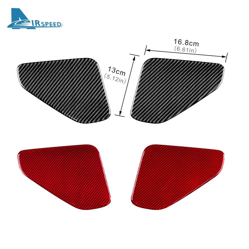Real Soft Carbon Fiber For Subaru BRZ Toyota GR86 2021 2022 2023 2024 Interior Trim Car Side Knee Panel Sticker Accessories