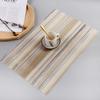 1Pc Woven PVC Placemat, Heat-resistant Table Mat ,Washable Without Fading,Suitable For Dining Table, Kitchen 30x45cm