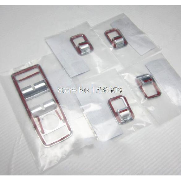 Angelguoguo окна автомобиля, подъемник для очков, кнопка украшения, рамки, наклейки для Mercedes Benz ACBE GLK ML GL G500 GLA