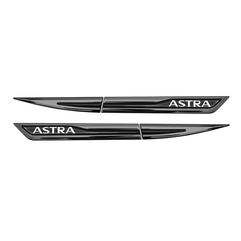 Car Side Fender Knife Protective Metal Stickers for Opel Astra G H J K F Emblem Fender Decals Body Exterior Accessories