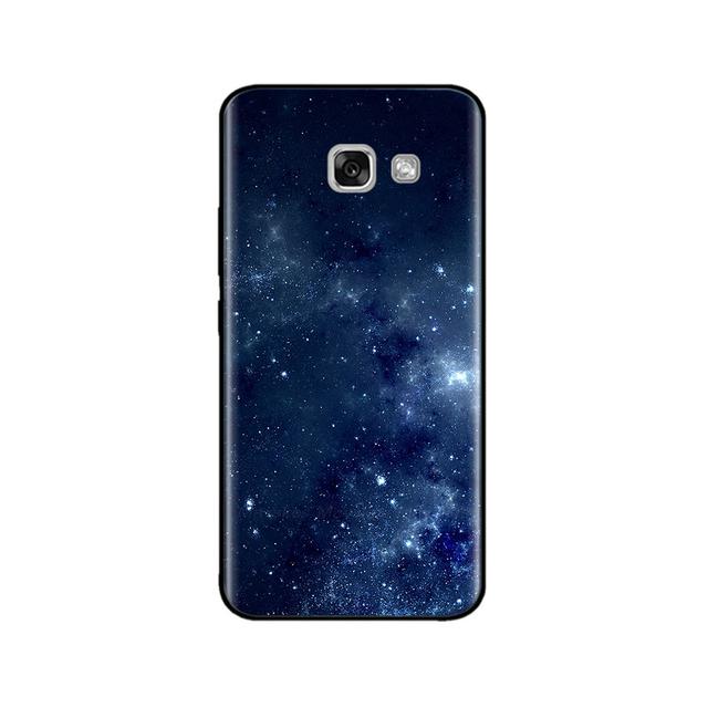 For Samsung Galaxy A3 2017 Case Silicon Soft Black Case For Samsung A7 A5 A3 2017 Case Cute Printed Tpu Bumper Phone Cover