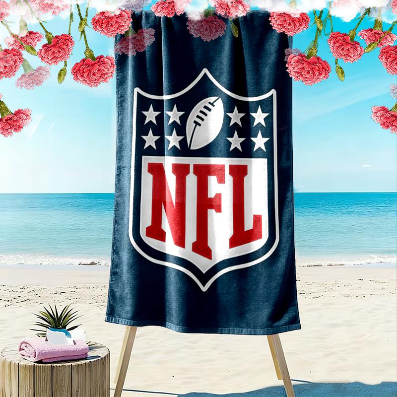 National Football League Print Beach Towel Large Soft Quick Dry Towel For Beach Camping Swimming