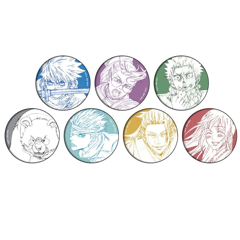 Mappa Jujutsu Kaisen Фильм 0 01 Бархатный значок-контейнер 7 штук