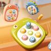 Cartoon Montessori Baby Knocking Toys Portable Toddler Decompression Educational Birthday Gift Animal Theme  Child Battle Game