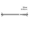 Multifunctional Extendable Rod Adjustable Stainless Steel Curtain Telescopic Pole Household Hanging Rod Bathroom Product 35-80cm