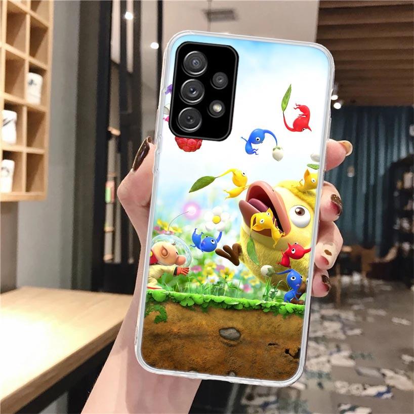 Игровой P-PikminS 4 Мягкий чехол для телефона для Samsung Galaxy A52 A42 A32 A22 A12 A02S A51 A50 A41 A31 A21S A71 A40 A30S A20E A10S A70