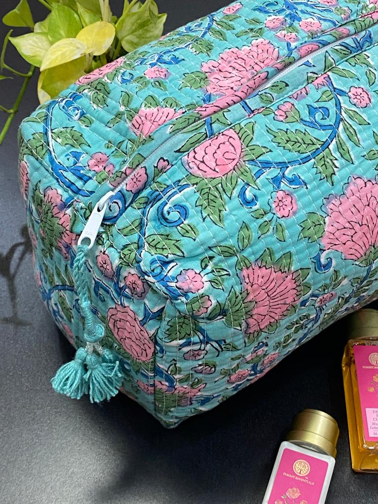 LARGE Multipurpose Quilted Pouch/ Bag