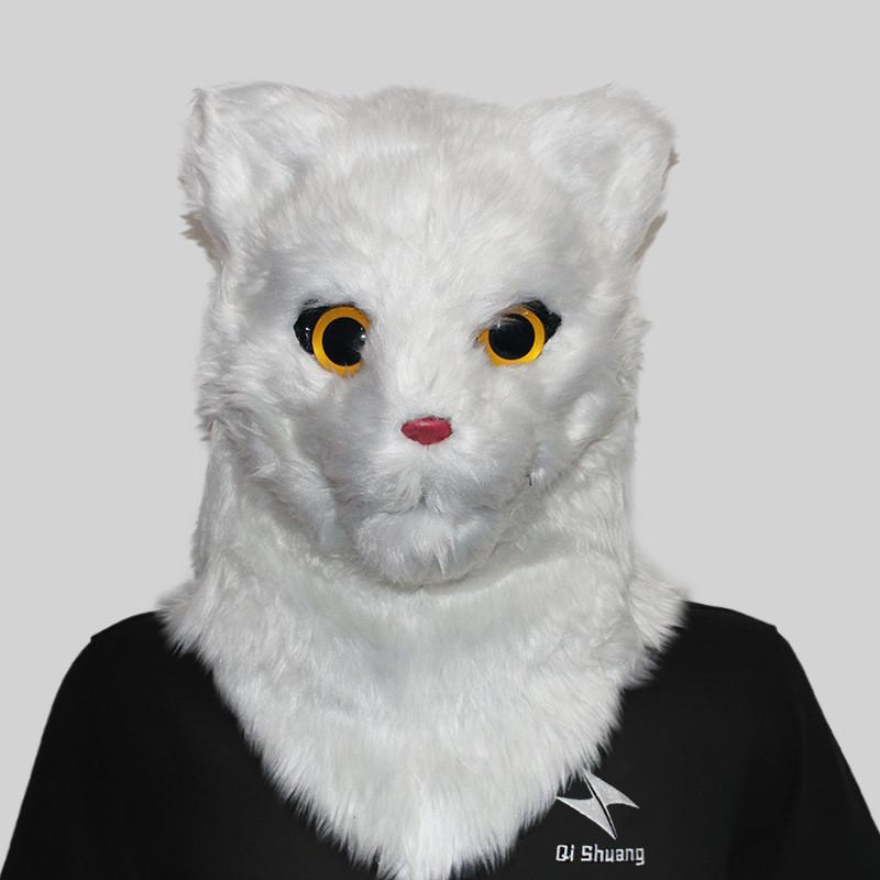 Уморительные маски голов животных с открывающимся ртом, изображающие гориллу, тигра, волка, для праздничных мероприятий