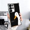 Funny Cartoon Goose Game Plating Phone Case For Samsung Galaxy S24 S25 FE S26 Edge S23 Ultra S22 S21 Plus S20 Anti-Fall Airabag