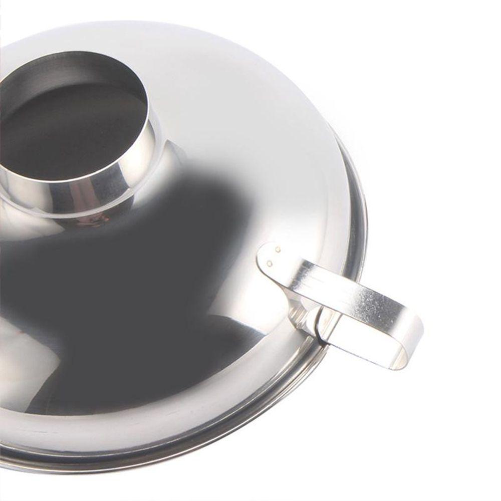 Tool Beans Pickles Kitchen Canning Funnel Wide Mouth Stainless Steel Hopper Filter