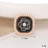 Zinc Alloy Pearl Flower Clog Accessories - DIY Shoe Buckle Decoration