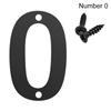 Durable For Home Mailbox Hotel Address Steel 0 To 9 Number Plate Sign Door Label Numeral Tag