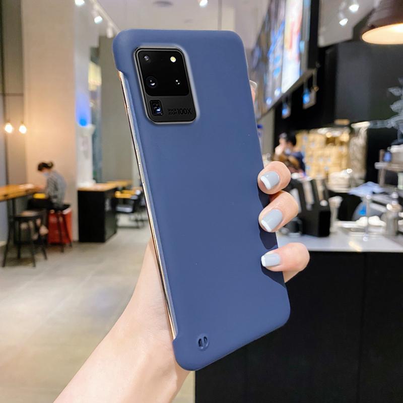 Твердый чехол-накладка из ПК цвета конфет без рамки для Samsung S21 S20 FE Note 20 Ultra 10 S10 Plus, противоударные тонкие чехлы