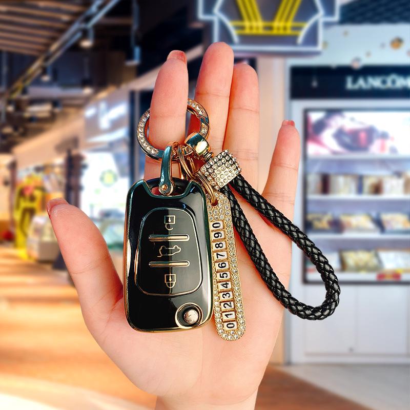 TPU Key Cover for Hyundai Sonata 8/Elantra - Premium Car Key Protection