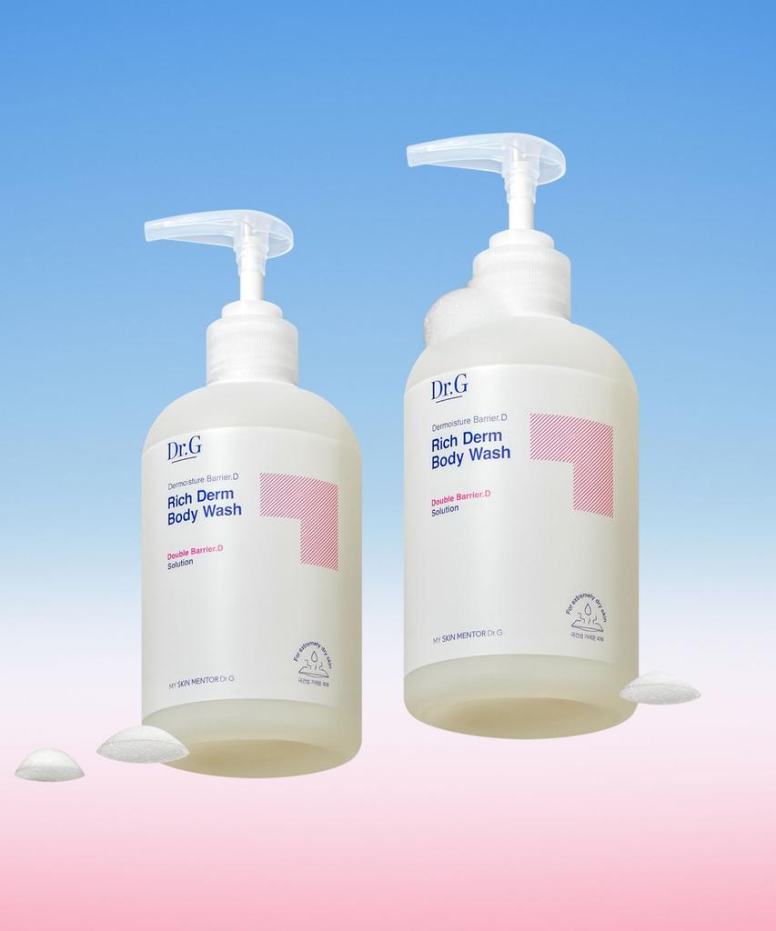 Dermoisture Barrier D Richderm Гель для душа для тела 400 мл Дуэт