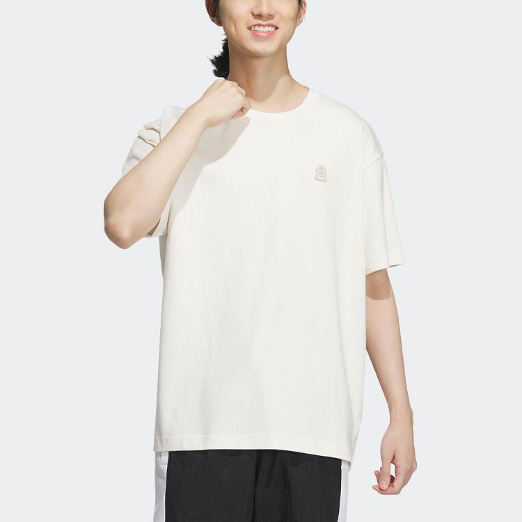 adidas Neo Essentials свободная спортивная футболка унисекс топы белые IB7681