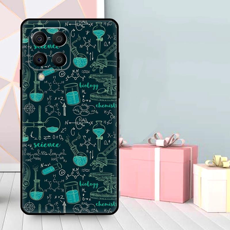 Biology and Chemistry Case For Samsung Galaxy M06 M11 M31 M14 M34 M54 M12 M32 M52 M15 M13 M16 M36 M56 M53 M35 M55