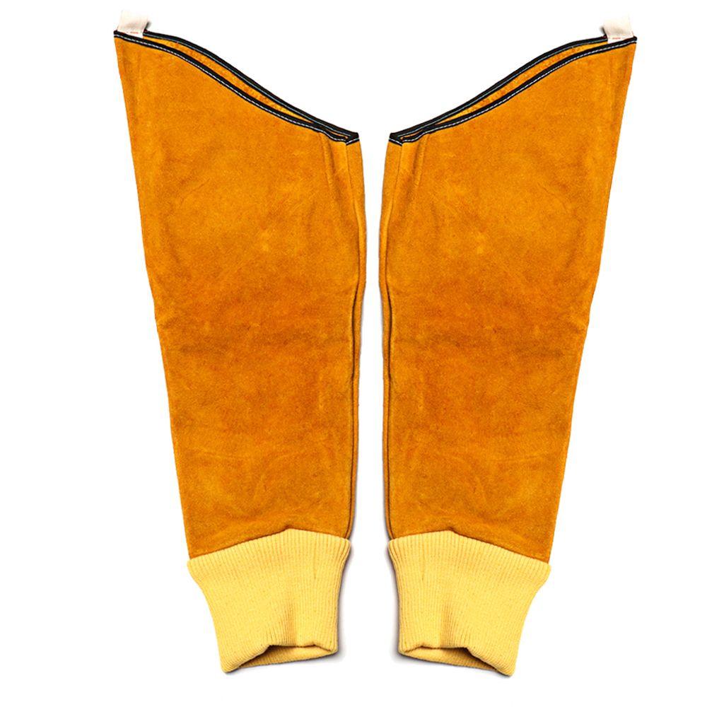 Cow Leather Anti Fire Cowhide Welder Long Gloves Arm Protection Sleeve Welding Sleeves Oversleeve