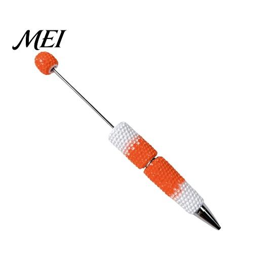 DIY Crafting Pens Beadable Pen, Colorful Fancy Beaded Ballpoint Smooth Flow Gift for Students, Party Favors, Creative Office Supplies