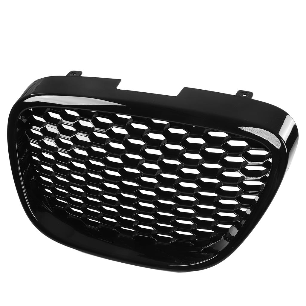 Front Grille 1133007 Glossy Black Heatproof Bumper Mesh Grill Replacement for Seat Leon Altea Toledo