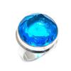 Natural Swiss Blue Topaz Gemstone 925 Sterling Silver Jewelry Ring Size 7 H7r83