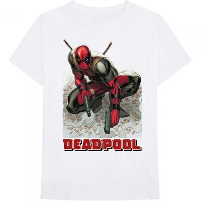 Deadpool Хлопковая футболка унисекс для взрослых Bullet