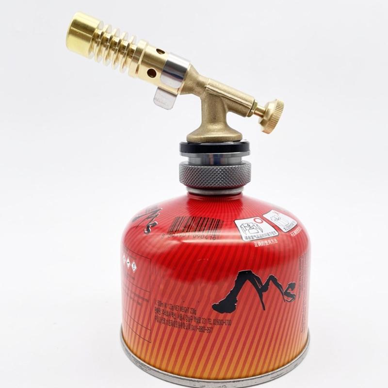 Universals Outdoor Gas Tanks Adapter Stove Conversion Head Flat to Cartridge Gas Cylinders Converter Easy to Install