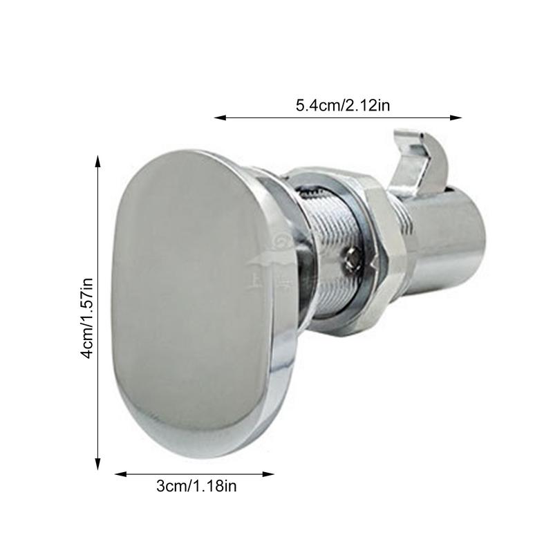 Трубчатый замок, сменные замки для хранения автофургонов, замки для шкафов, дверные замки для прицепов, замки для хранения автофургонов из цинкового сплава, надежные, простые в установке