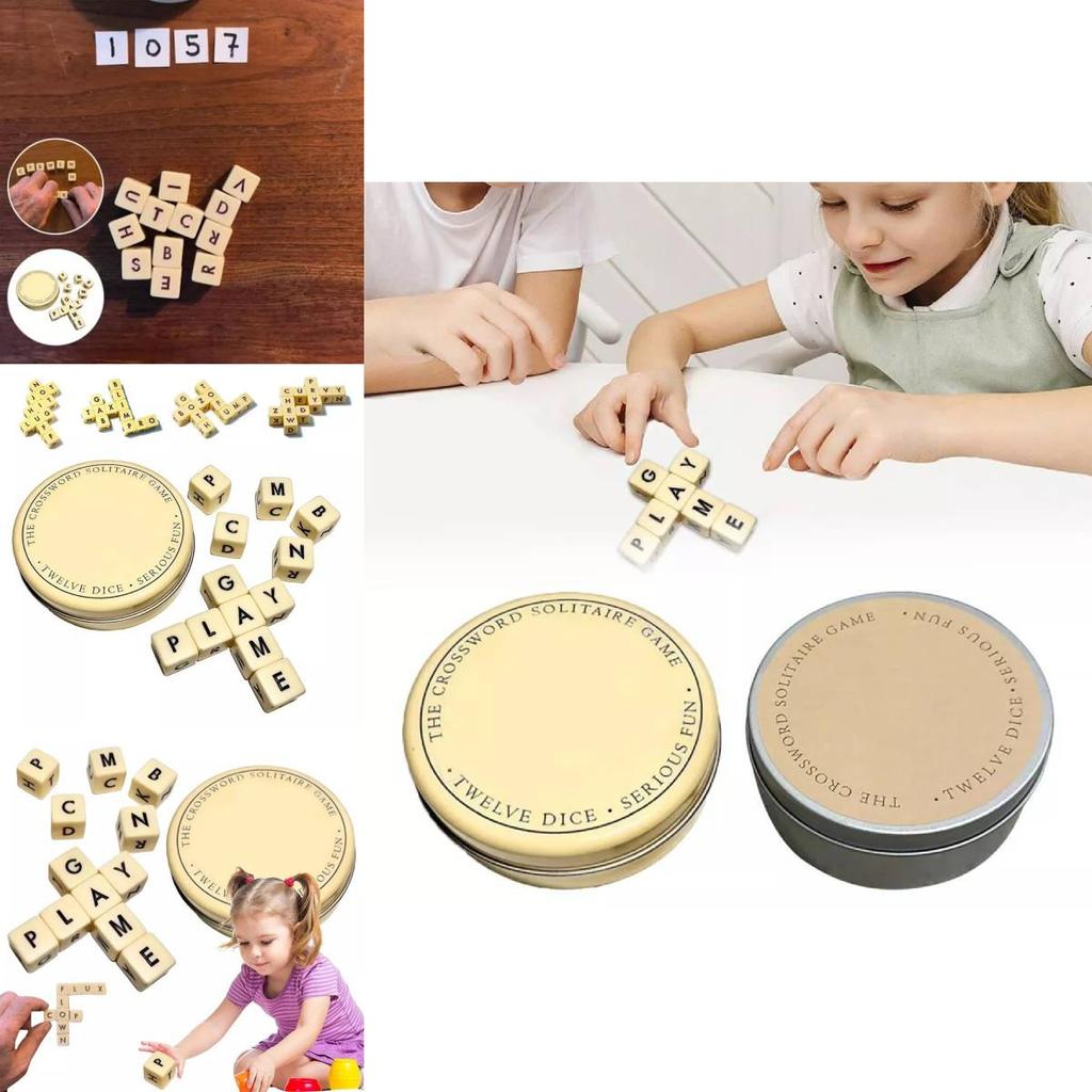 Классическая игра-пасьянс «Кроссворд», изготовленная из прочного пластика для бесконечного развлечения