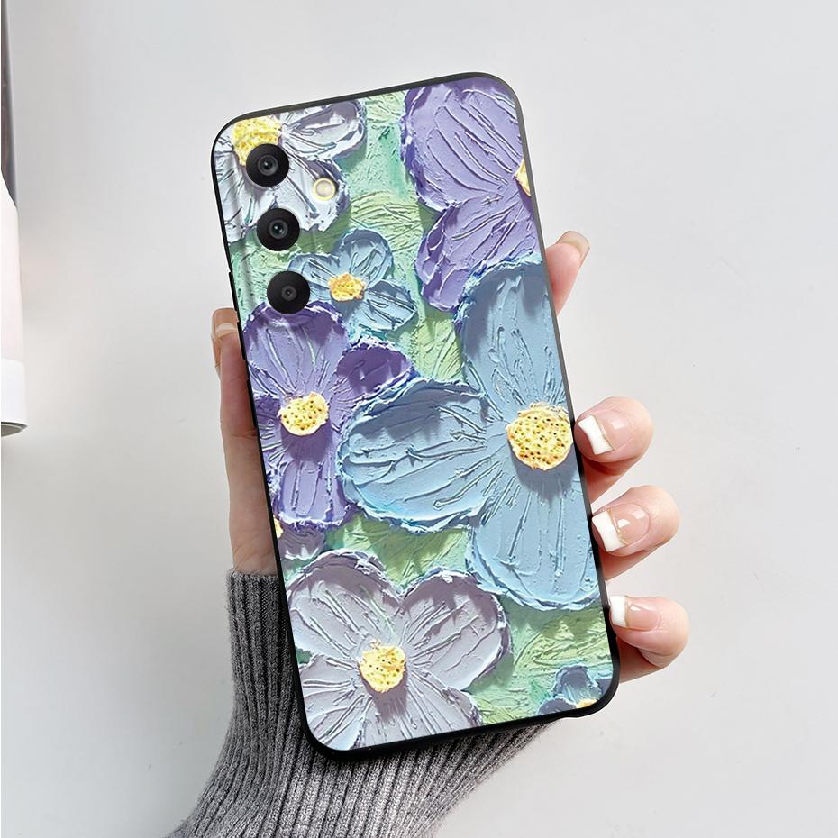 For Samsung A25 5G Case SM-A256B Stylish Painted Soft Silicone Shockproof Cover For Samsung Galaxy A15 A25 A35 A55 5G 2023 Capa