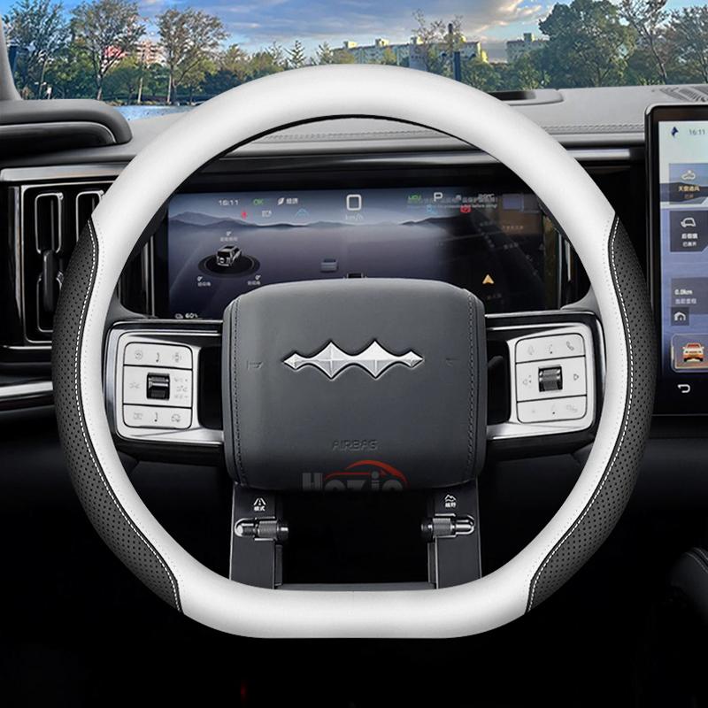 Кожаная накладка на руль автомобиля для BYD Leopard 3 5 8 Аксессуары для интерьера 2025