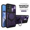 Чехол для Samsung Galaxy A05 2023 со сдвижной защитой камеры, металлический, чехлы для телефона для Samsung A05 A 05 SM-A055M, задняя крышка с кольцом-держателем